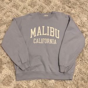 Light Blue Brandy Melville Malibu Crewneck